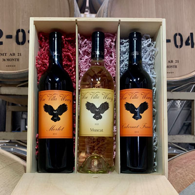 Product Image for Wooden Wine Box - 3 Bottle